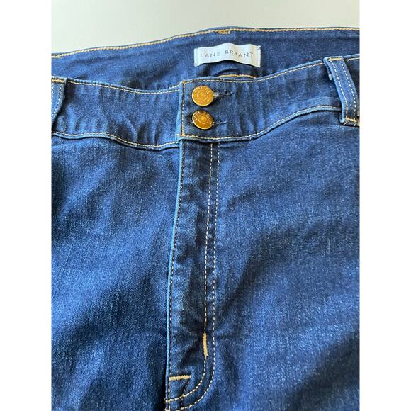 Lane Bryant Women's Plus Size 28 S Highrise Boot Blue Denim Jeans - Picture 5 of 6